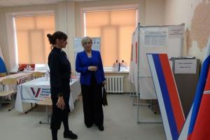 В Туле УИКи посетила председатель Общественного штаба по наблюдению за выборами.