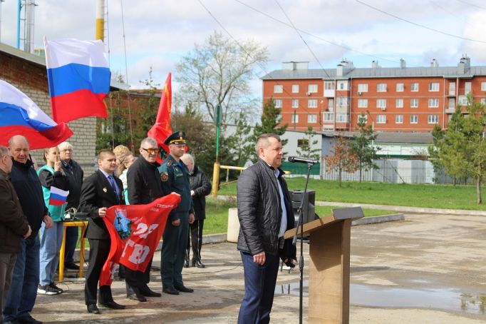 Воловский район поучаствовал в марафоне «Равнение на Знамя Победы!»